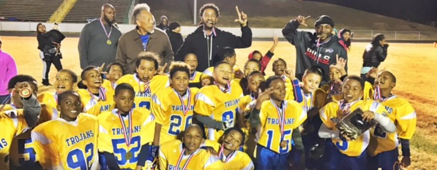 Green Level Trojans Pee Wee Football Team Wins 2016 County Championship